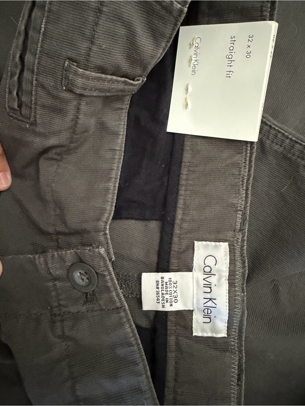 Calvin Klein Men's grey Chino Pants - Picture 4 of 6